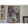 Image 1 : FRAMED PAINTING ON CANVAS, "MISS FORTUNE"; SIGNED MAIMON (29 3/4" X 41 1/2")