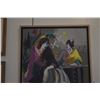 Image 2 : FRAMED PAINTING ON CANVAS, "MISS FORTUNE"; SIGNED MAIMON (29 3/4" X 41 1/2")