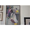 Image 3 : FRAMED PAINTING ON CANVAS, "MISS FORTUNE"; SIGNED MAIMON (29 3/4" X 41 1/2")