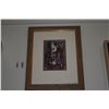 Image 2 : FRAMED ORIGINAL ABSTRACT PAINTINGS; SIGNED SIDNEE LIVINGSTON (14" X 18") (2 PCS)