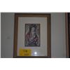 Image 3 : FRAMED ORIGINAL ABSTRACT PAINTINGS; SIGNED SIDNEE LIVINGSTON (14" X 18") (2 PCS)