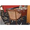 Image 4 : PAIR CANED REGENCY BERGERE STYLE CHAIRS W/CUSHIONED SEATS (PAIR)