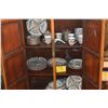 Image 1 : COLLECTION OF CHINESE FAMILLE ROSE PLATES, BOWLS, CUPS, SPOON, ETC. W/STANDS (36 PCS)