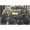 Image 1 : VINTAGE OLFAIRE PORTUGAL CABBAGE LEAF TUREEN & COVERED BOWLS (19 PCS)