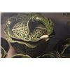 Image 2 : VINTAGE OLFAIRE PORTUGAL CABBAGE LEAF TUREEN & COVERED BOWLS (19 PCS)