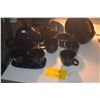 Image 1 : COLLECTION OF HOMER LAUGHLIN FIESTAWARE PLATES, BOWLS, CUPS, TEAPOT & PITCHER IN COBALT BLUE (16 PCS