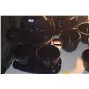 Image 4 : COLLECTION OF HOMER LAUGHLIN FIESTAWARE PLATES, BOWLS, CUPS, TEAPOT & PITCHER IN COBALT BLUE (16 PCS