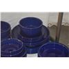 Image 3 : COLLECTION OF HOMER LAUGHLIN FIESTAWARE PLATES, BOWLS, CUPS IN TWILIGHT (32 PCS)