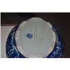 Image 5 : VINTAGE VICTORIA WARE IRON STONE WATER PITCHER & BOWL IN FLOW BLUE (2 PCS)