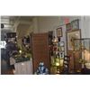 Image 4 : VINTAGE WICKER & BAMBOO SERPENTINE 2 DOOR, 2 DRAWER ARMOIRE (37" X 20" X 72 1/2")