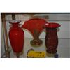 Image 1 : ART GLASS VASES (3 PCS)