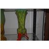 Image 2 : ART GLASS VASES & COVERED JAR (3 PCS)