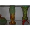 Image 3 : ART GLASS VASES & COVERED JAR (3 PCS)