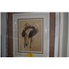 Image 1 : FRAMED LITHOGRAPH, BALLERINA TOUCHING HER TOES; SIGNED FRASER (DONALD HAMILTON) (27 1/2" X 34 1/2")