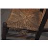 Image 9 : ANTIQUE LADDER BACK ROCKING CHAIR W/WOVEN RUSH SEAT