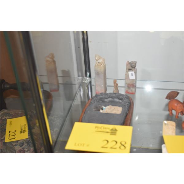 MIXED LOT: INK STONE & CHOPS (4 PCS)