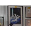 Image 2 : FRAMED LITHOGRAPH, "REIKO"; SIGNED YURIKO (34 3/4" X 47")