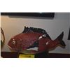Image 2 : VINTAGE 1950'S PORTUGAL MAJOLICA FISH SOUP TUREEN, MADE FOR GUMPS HONOLULU (DOES NOT INCLUDE STAND)