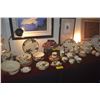 Image 2 : VINTAGE FRANCISCAN APPLE CERAMIC BOWLS, PLATES, CUPS, SERVING PIECES, TEAPOTS, CREAMER, SUGAR, ETC. 