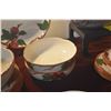 Image 4 : VINTAGE FRANCISCAN APPLE CERAMIC BOWLS, PLATES, CUPS, SERVING PIECES, TEAPOTS, CREAMER, SUGAR, ETC. 