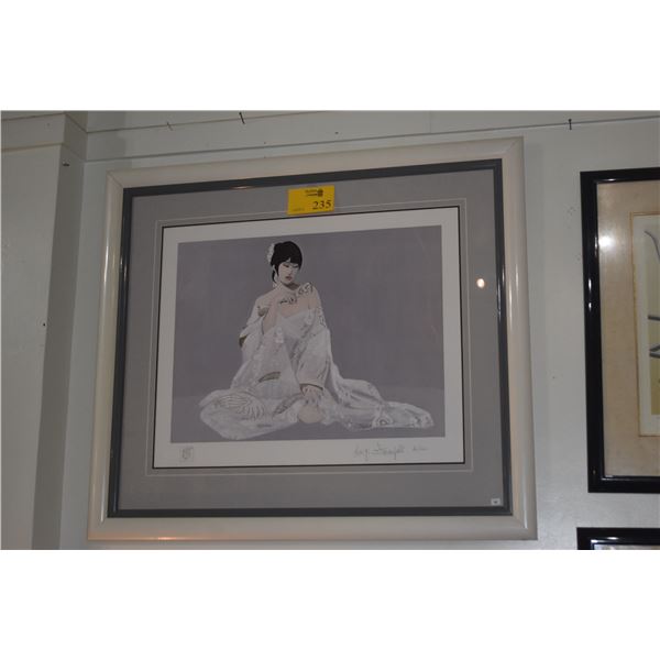 FRAMED LUIGI FUMAGALLI PRINT 20/300 (39" X 34 1/2")