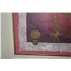 Image 6 : FRAMED PRINT ON HANDMADE PAPER, "KEISEI COURTESAN"; SIGNED KAREL BURROWS 43/80 (36 3/4" X 32")