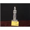 Image 1 : CHINESE TERRACOTTA COURT ATTENDANT STATUE ON STAND (11 3/4")