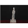 Image 2 : CHINESE TERRACOTTA COURT ATTENDANT STATUE ON STAND (11 3/4")