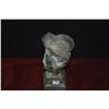 Image 5 : MIXED LOT: CHINESE KWAN YIN BUST CHOP & POLYCHROME PORCELAIN CHOP (2 PCS)