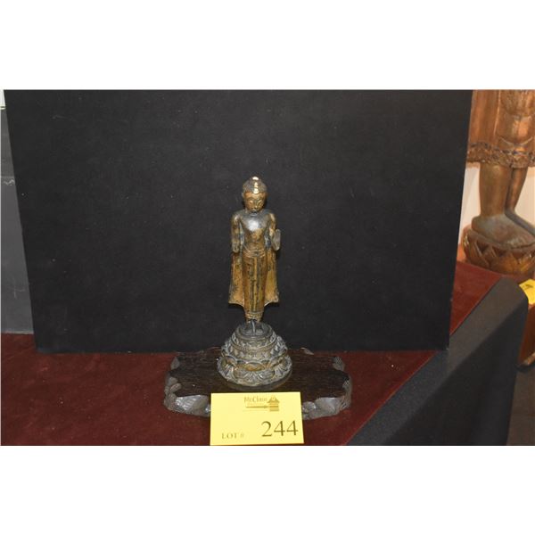 GILT STANDING THAI BUDDHA (10 1/2") (DOES NOT INCLUDE STAND)