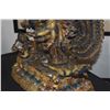 Image 6 : 30" GILT BRONZE VISHVARUPA STATUE, WELL DETAILED