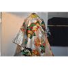 Image 2 : VINTAGE JAPANESE WHITE SILK FORMAL WEDDING KIMONO W/COLORFUL FLORAL PATTERNS