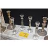 Image 1 : COLLECTION OF CANDLESTICKS (8 PCS)