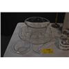 Image 1 : IMPERIAL CANDLEWICK PUNCH BOWL, PLATTER, CUPS, LADLE & BOWL (16 PCS)