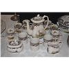 Image 12 : COLLECTION OF SPODE PLATES, BOWLS, SERVING PLATTERS, COFFEE, CREAMER, SUGAR & GRAVY BOAT & JOSIAH WE