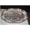 Image 5 : COLLECTION OF SPODE PLATES, BOWLS, SERVING PLATTERS, COFFEE, CREAMER, SUGAR & GRAVY BOAT & JOSIAH WE