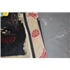Image 4 : CHINESE WOOL RUG (BLACK, CREAM & RED) (42" X 67")