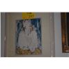 Image 2 : FRAMED ABSTRACT WATERCOLOR, FEMALE; SIGNED SIDNEE LIVINGSTON (16 3/4" X 21 3/4")