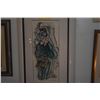 Image 2 : FRAMED ABSTRACT WATERCOLOR PAINTING, "ROXANNE"; SIGNED SIDNEE LIVINGSTON (20 3/4" X 34 3/4")