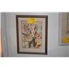 Image 1 : FRAMED SURREALIST MIXED MEDIA ON PAPER BY MARIO MERCIER, 1990 (15 1/2" X 20")