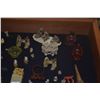 Image 2 : COLLECTION OF MINIATURE FIGURES, MUD MEN, CHOPS, JADE CUP, ETC. (DOES NOT INCLUDE CASE)