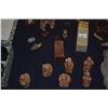 Image 6 : COLLECTION OF MINIATURE FIGURES, MUD MEN, CHOPS, JADE CUP, ETC. (DOES NOT INCLUDE CASE)