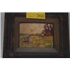 Image 2 : FRAMED PAINTING ON ART BOARD; SIGNED (15" X 13")