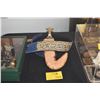 Image 1 : ANTIQUE MIDDLE EASTERN YEMENI JAMBIYA ARABIC DAGGER W/BELT (2 PCS)