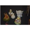 Image 2 : COLLECTION OF STATUARY, VINTAGE DOLLS & PLATE (12 PCS)
