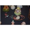 Image 3 : COLLECTION OF STATUARY, VINTAGE DOLLS & PLATE (12 PCS)