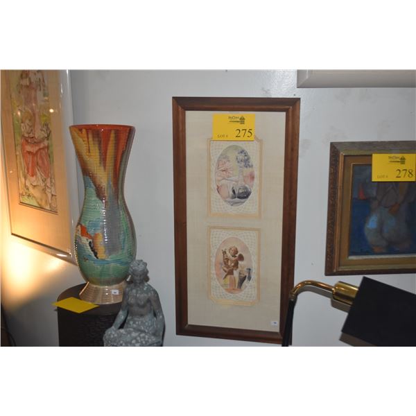 KOA FRAMED VALENTINES DAY CARDS (13" X 26 1/4")