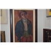 Image 2 : FRAMED OIL ON CANVAS, CLOWN; SIGNED SIDNEE LIVINGSTON '56 (21" X 36")