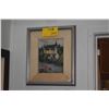 Image 1 : FRAMED OIL ON BOARD, EUROPEAN STYLE CASTLE; SIGNED BYRON (13 3/4" X 16")
