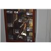 Image 2 : CHINESE ROSEWOOD HANGING DISPLAY CASE W/KEY (12" X 18")
